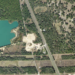 Red Level Florida High Resolution Satellite Map