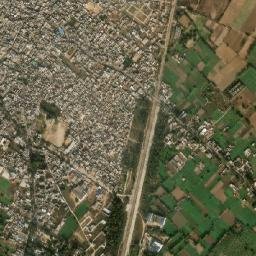 Dhanaura map(satellite map)