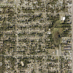 Orange City Florida High Resolution Satellite Map