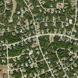 Pine Ridge map(satellite map)