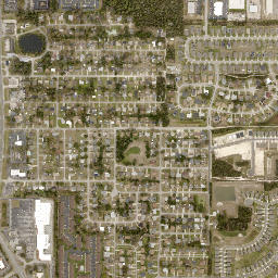 Orange City Hills Florida High Resolution Satellite Map