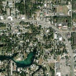 Crystal River Florida High Resolution Satellite Map