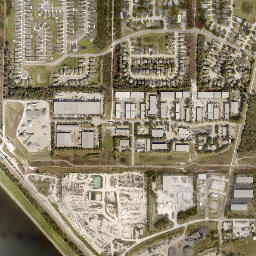 Benson Junction Florida High Resolution Satellite Map