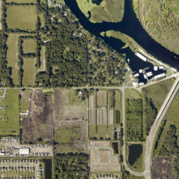 Indian Mound Village Florida High Resolution Satellite Map