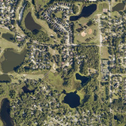 Crystal Point Florida High Resolution Satellite Map