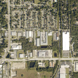 Flora Heights Florida High Resolution Satellite Map