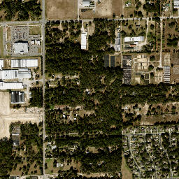 Bay Ridge Florida High Resolution Satellite Map