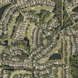 Alaqua Lakes Florida High Resolution Satellite Map