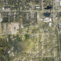 Lake View Florida High Resolution Satellite Map