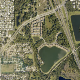 Bentwood Grove Florida High Resolution Satellite Map
