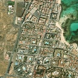 Corralejo map(satellite map)