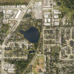 Longdale Florida High Resolution Satellite Map