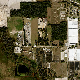 McDonald Florida High Resolution Satellite Map