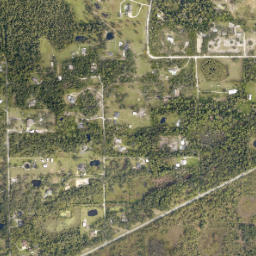 Iowa City Florida High Resolution Satellite Map