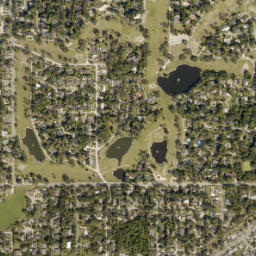 Sanlando Springs Florida High Resolution Satellite Map