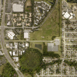 Forest City Florida High Resolution Satellite Map