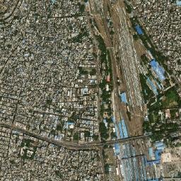 Central Delhi map(satellite map)