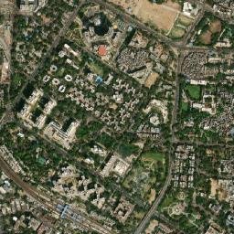 New Delhi map(satellite map)