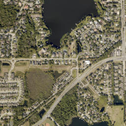 Bertha Florida High Resolution Satellite Map