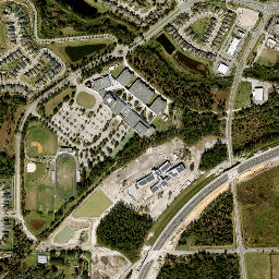 Fullers Florida High Resolution Satellite Map