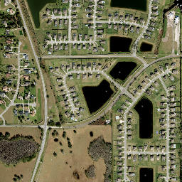 Lake Pickett Florida High Resolution Satellite Map