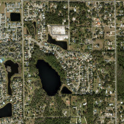Alafaya map(satellite map)