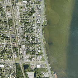Indian River City Florida High Resolution Satellite Map