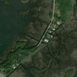 Bayport Florida High Resolution Satellite Map