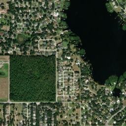 South Clermont Florida High Resolution Satellite Map