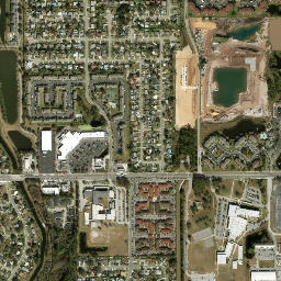 Oak Ridge map(satellite map)