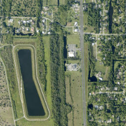 Courtenay Florida High Resolution Satellite Map