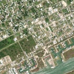 Port O'Connor map(satellite map)