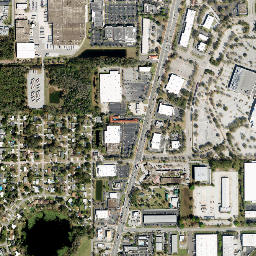 Morningside Park Florida High Resolution Satellite Map