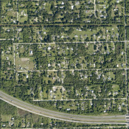Canaveral Acres Florida High Resolution Satellite Map