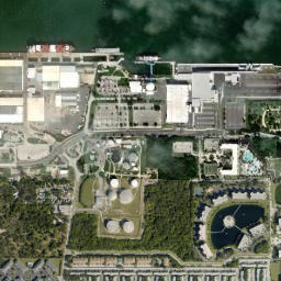 Cape Canaveral map(satellite map)