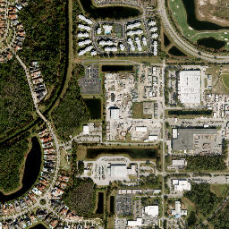 Lake Buena Vista Florida High Resolution Satellite Map