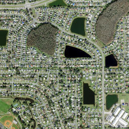 Buenaventura Lakes map(satellite map)