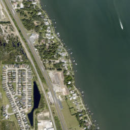 Brevard County map(satellite map)