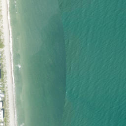 South Cocoa Beach Florida High Resolution Satellite Map