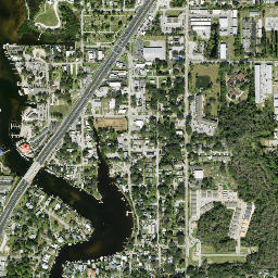 Port Richey map(satellite map)