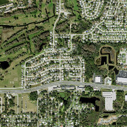 New Port Richey East map(satellite map)