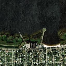 Satellite view of East Lake Tohopekaliga Lakeshore Park