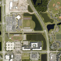 Viera Florida High Resolution Satellite Map