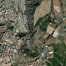 Los Gigantes map(satellite map)