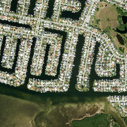 Gulf Harbors Florida High Resolution Satellite Map