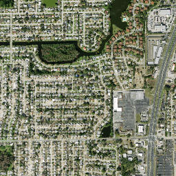 Beacon Lakes Florida High Resolution Satellite Map