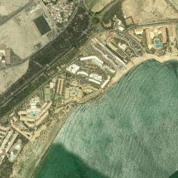 Costa Calma map(satellite map)
