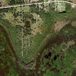 Holiday Manor Florida High Resolution Satellite Map