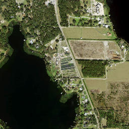 Lake Fern Florida High Resolution Satellite Map