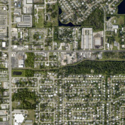 West Eau Gallie Florida High Resolution Satellite Map